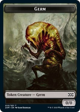 Germ // Wolf Double-Sided Token (10 // 19) (Double Masters)