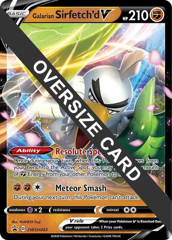 Image for Galarian Sirfetch'd V - SWSH043 (SWSH043) (Jumbo Cards) - Pokemon