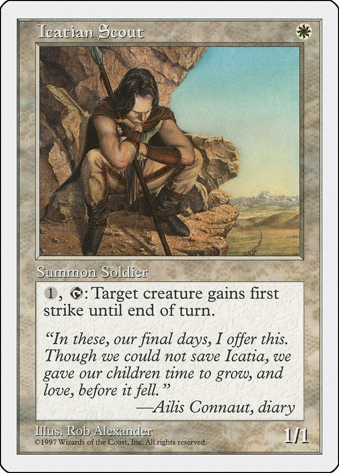 Icatian Scout (Fifth Edition)