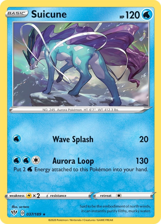 Image for Suicune (037/189) (Deck Exclusives) - Pokemon