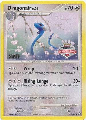 Image for Dragonair - 52/146 (State Championships) [Staff] (52/146) (League & Championship Cards) - Pokemon