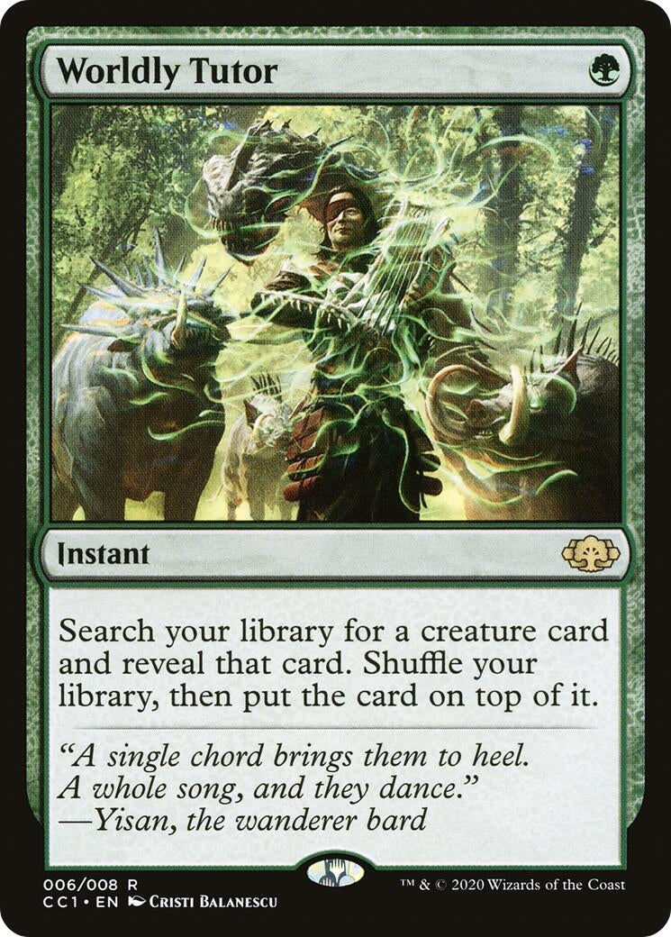 Worldly Tutor (6) (Commander Collection: Green)