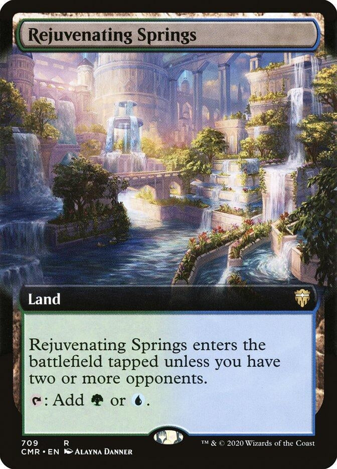 Rejuvenating Springs (Extended Art) (709) (Commander Legends)