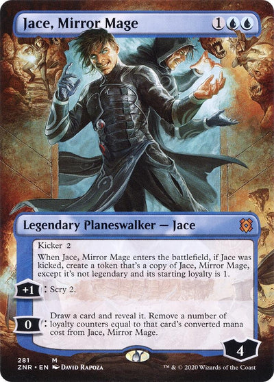 Jace, Mirror Mage (Borderless) (281) (Zendikar Rising)