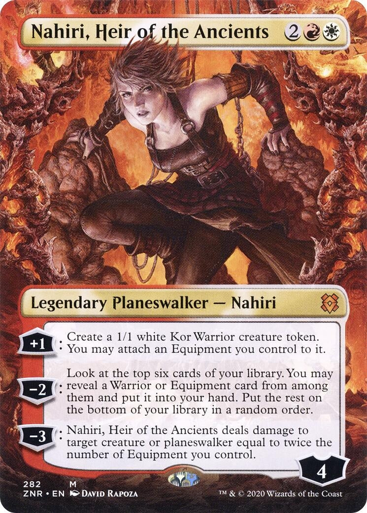 Nahiri, Heir of the Ancients (Borderless) (282) (Zendikar Rising)