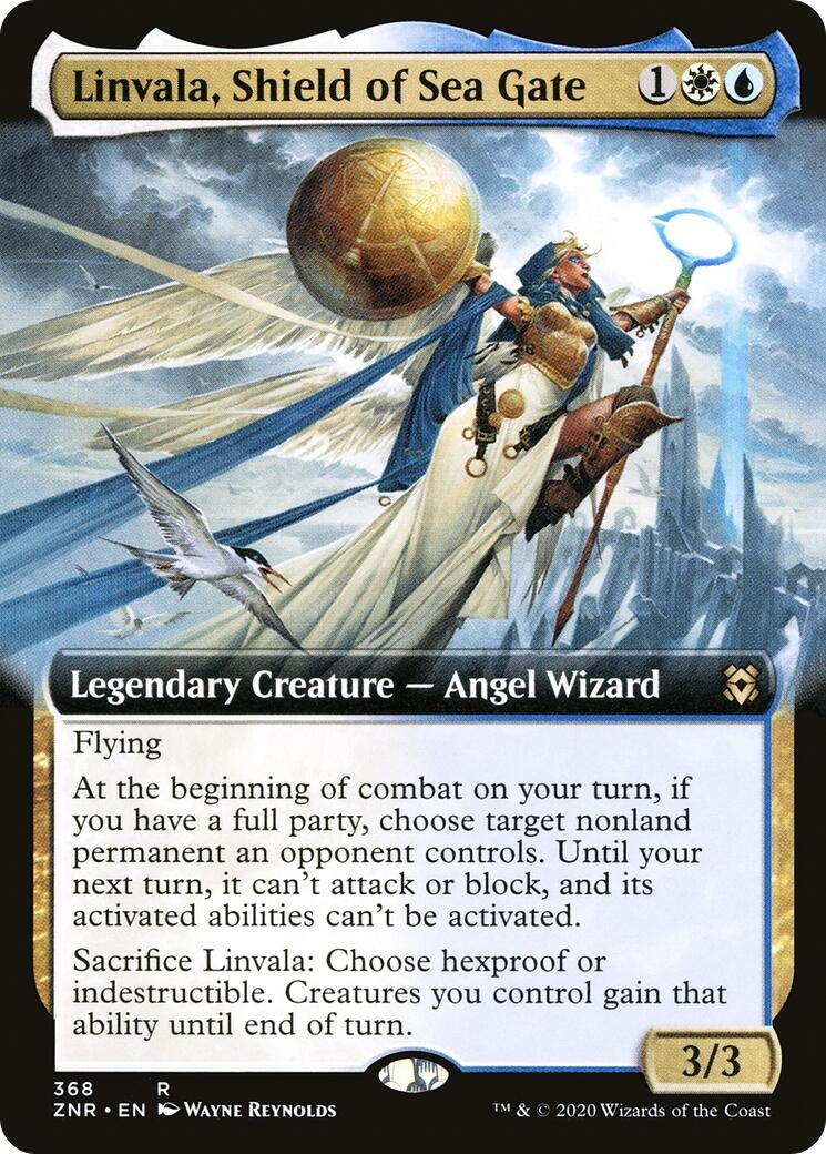 Linvala, Shield of Sea Gate (Extended Art) (368) (Zendikar Rising)
