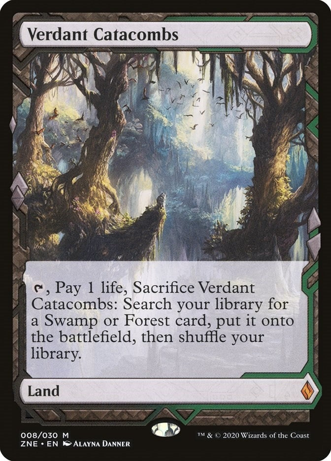 Verdant Catacombs (8) (Zendikar Rising Expeditions)