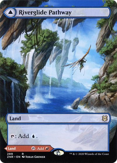 Riverglide Pathway (Borderless) (289) (Zendikar Rising)