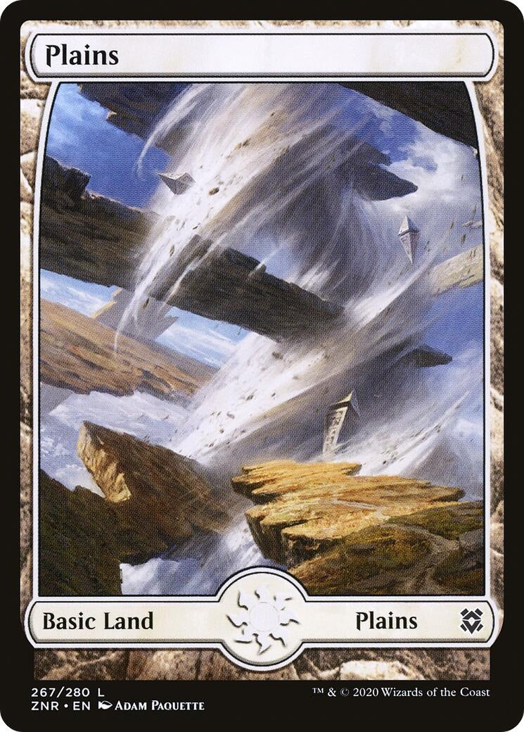 Plains (267) - Full Art (267) (Zendikar Rising)
