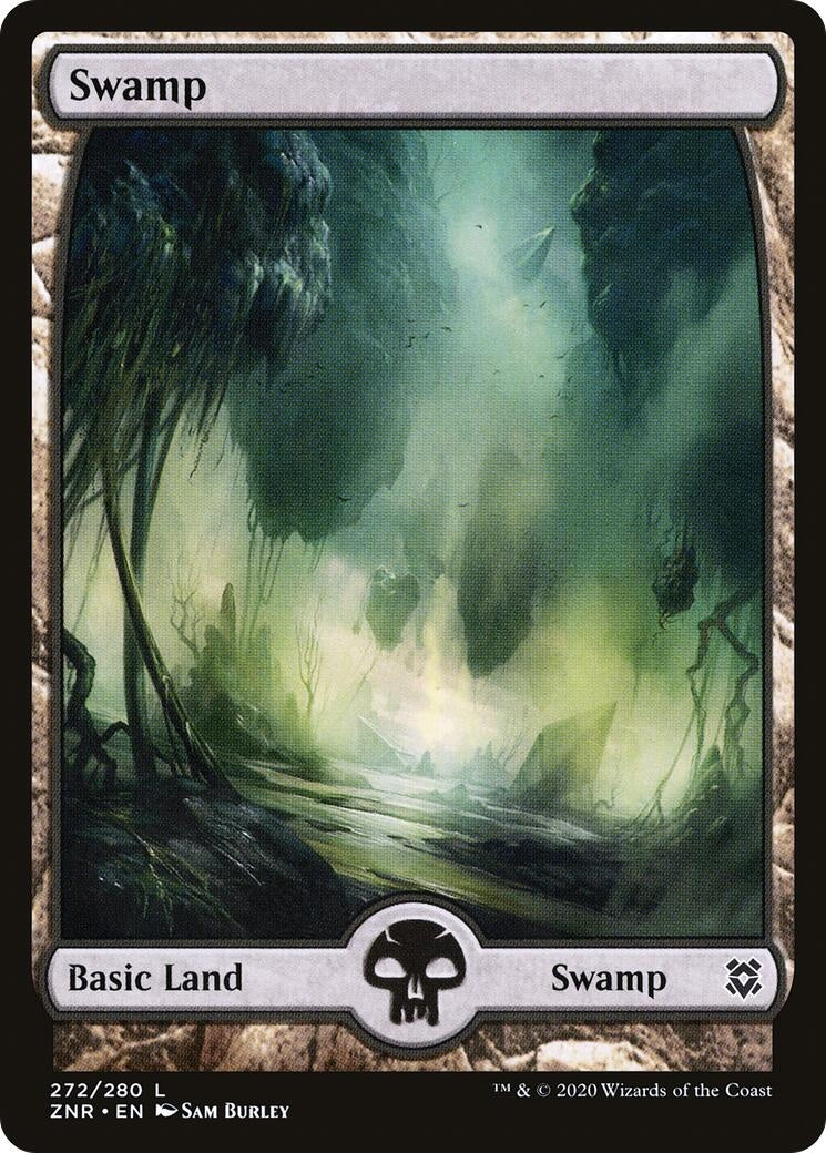 Swamp (272) - Full Art (272) (Zendikar Rising)