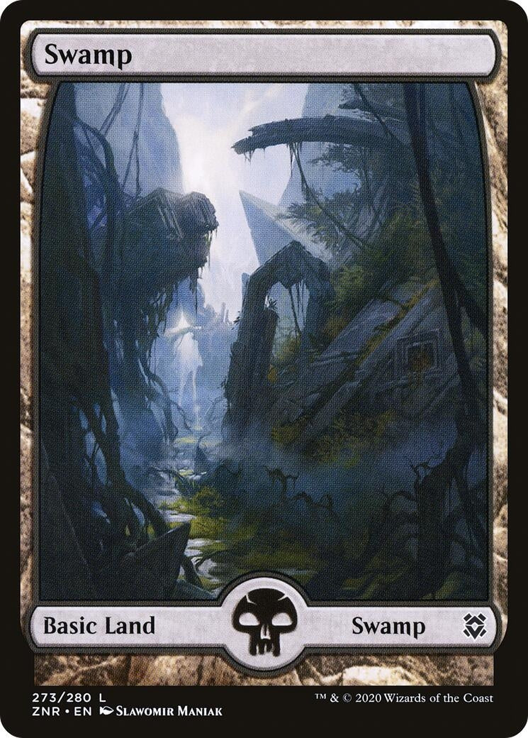 Swamp (273) - Full Art (273) (Zendikar Rising)