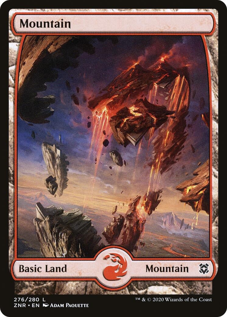 Mountain (276) - Full Art (276) (Zendikar Rising)