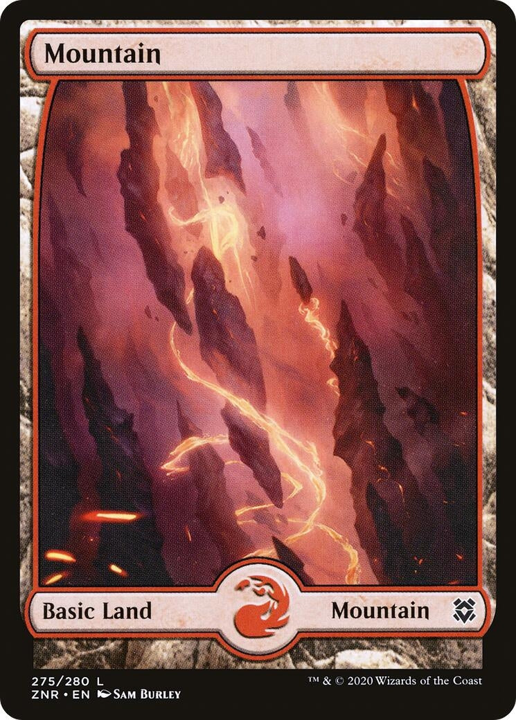 Mountain (275) - Full Art (275) (Zendikar Rising)