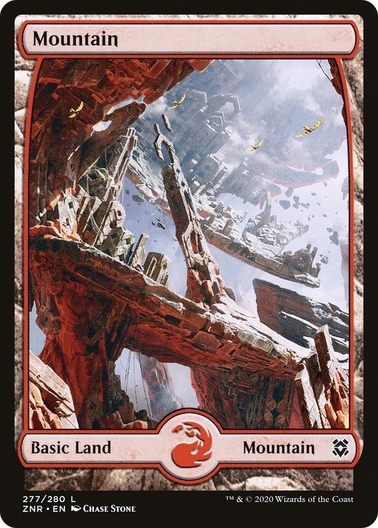 Mountain (277) - Full Art (277) (Zendikar Rising)