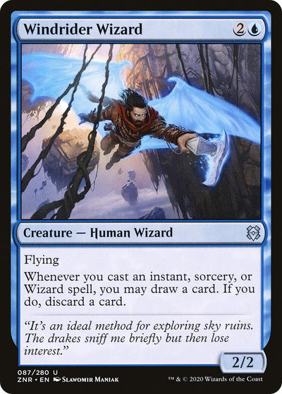 Windrider Wizard (87) (Zendikar Rising)