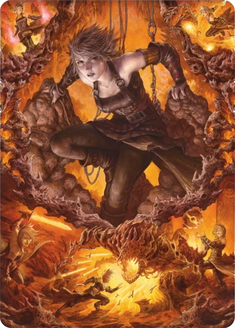 Nahiri, Heir of the Ancients Art Card (4/81) (4) (Art Series: Zendikar Rising)