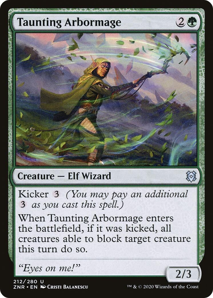 Taunting Arbormage (212) (Zendikar Rising)