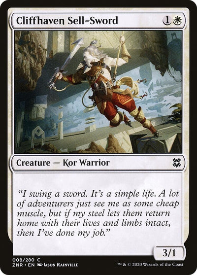 Cliffhaven Sell-Sword (8) (Zendikar Rising)