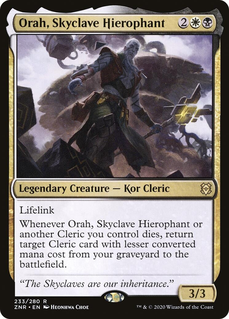 Orah, Skyclave Hierophant (233) (Zendikar Rising)