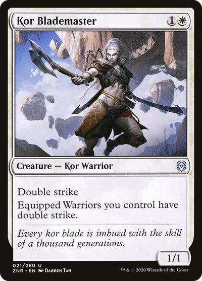 Kor Blademaster (21) (Zendikar Rising)