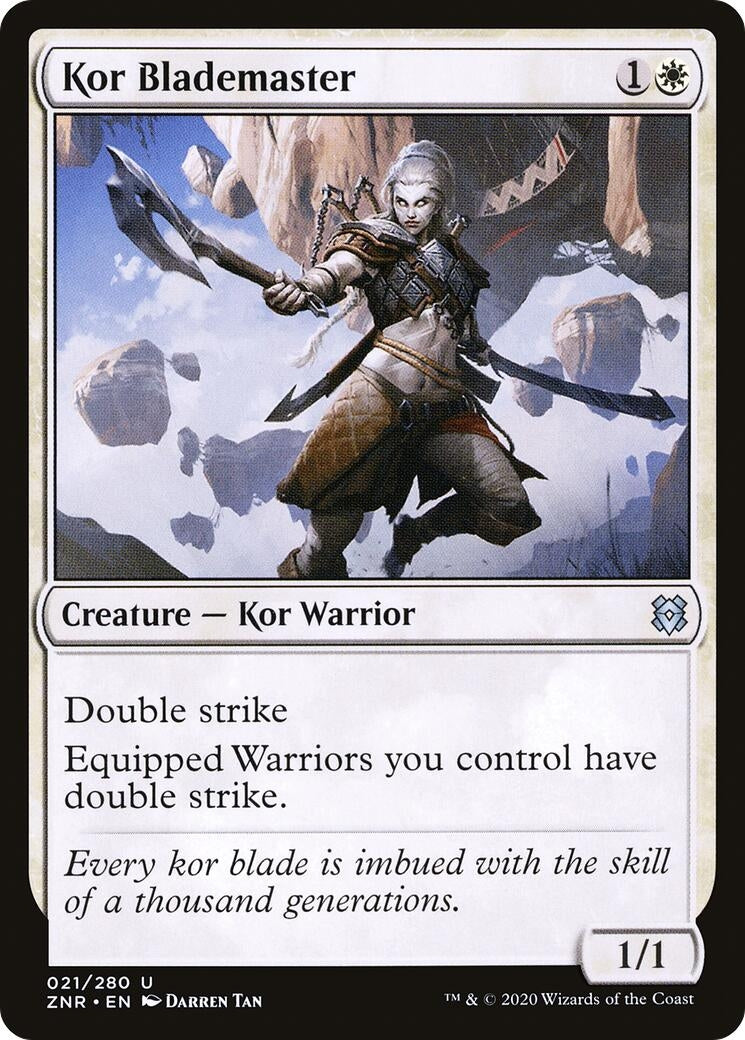 Kor Blademaster (21) (Zendikar Rising)