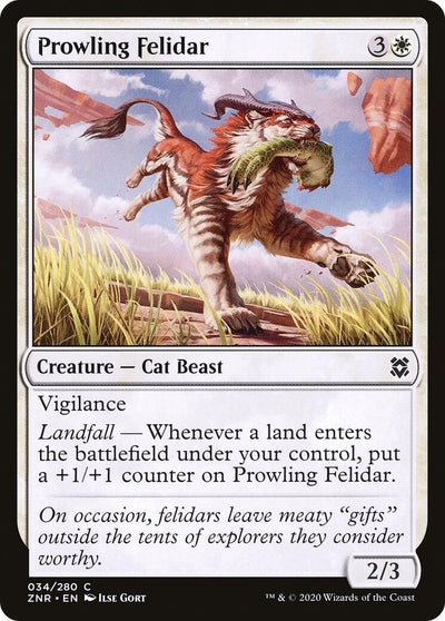 Prowling Felidar (34) (Zendikar Rising)