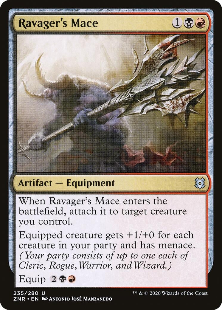 Ravager's Mace (235) (Zendikar Rising)