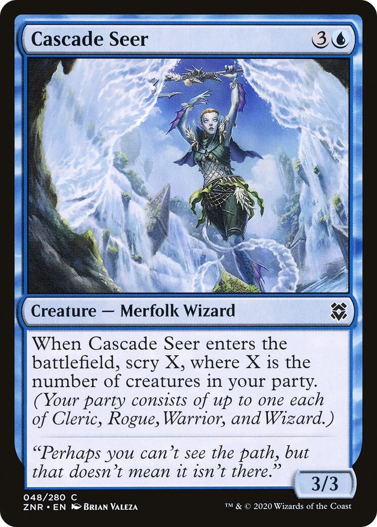 Cascade Seer (48) (Zendikar Rising)