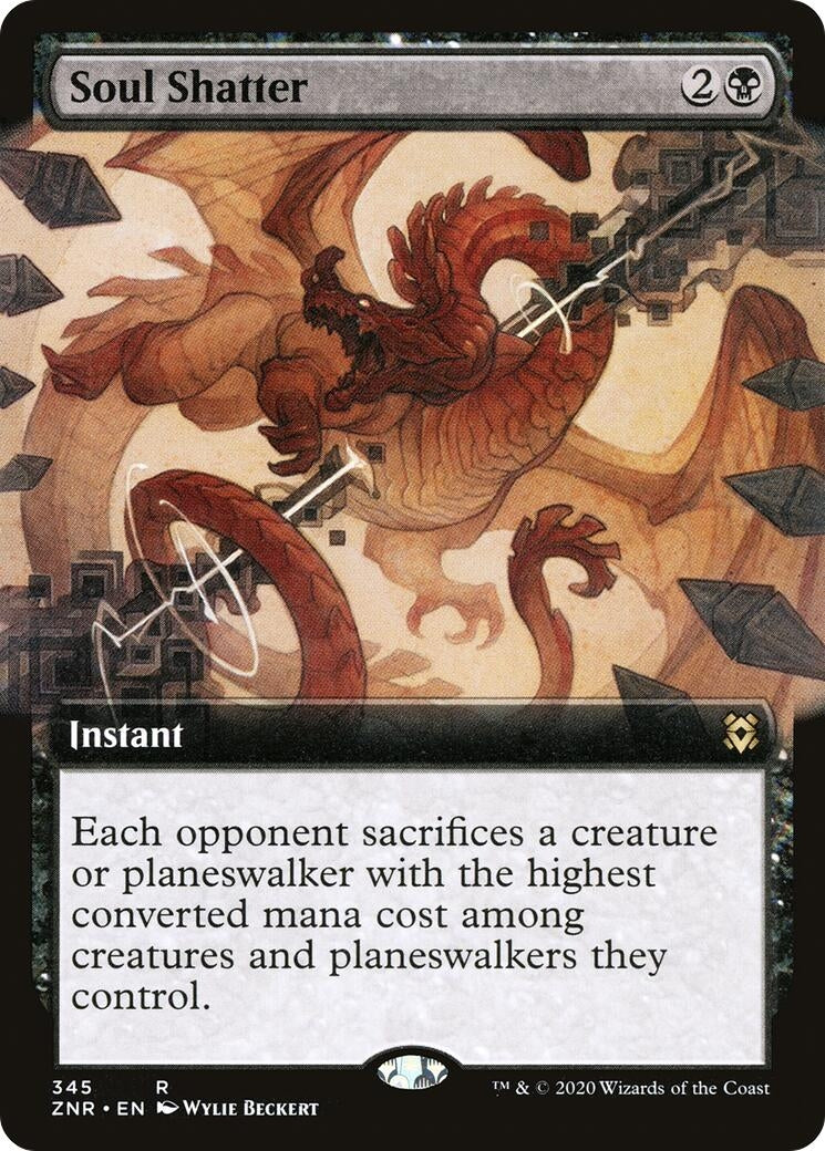 Soul Shatter (Extended Art) (345) (Zendikar Rising)