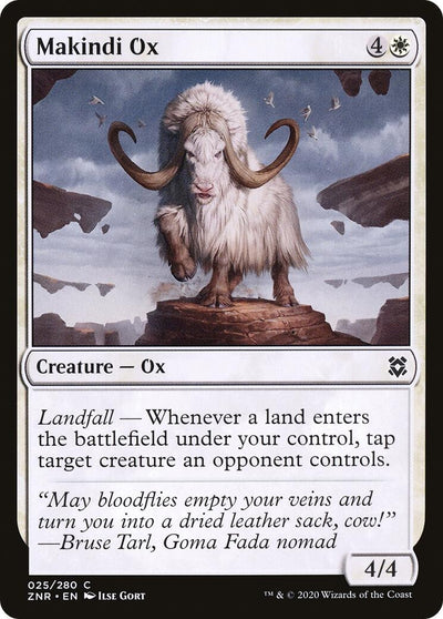 Makindi Ox (25) (Zendikar Rising)
