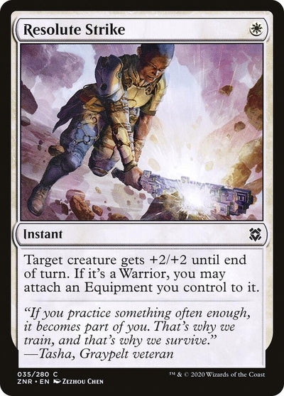 Resolute Strike (35) (Zendikar Rising)