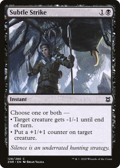 Subtle Strike (128) (Zendikar Rising)