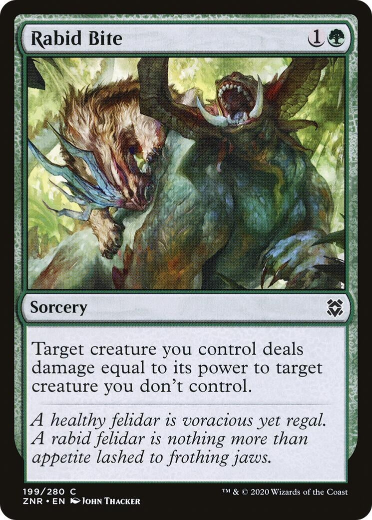 Rabid Bite (199) (Zendikar Rising)