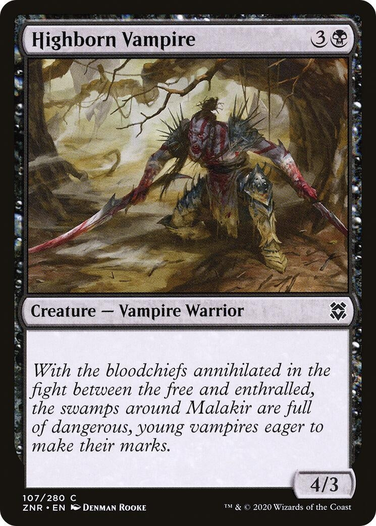 Highborn Vampire (107) (Zendikar Rising)