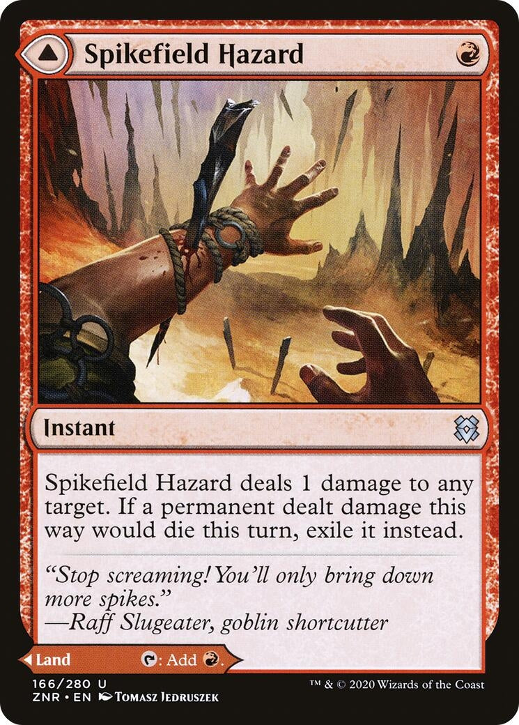 Spikefield Hazard (166) (Zendikar Rising) (ZNR)