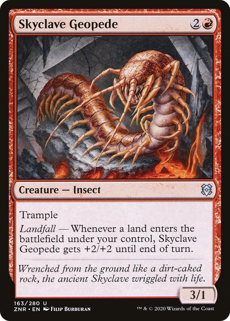 Skyclave Geopede (163) (Zendikar Rising)