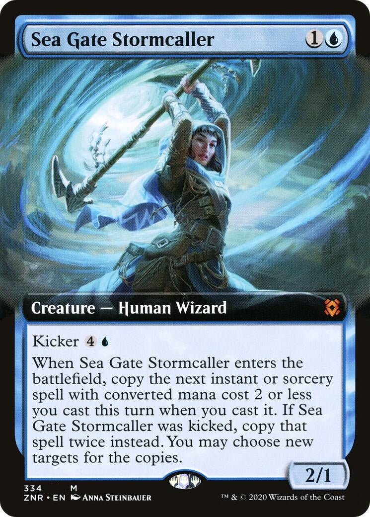 Sea Gate Stormcaller (Extended Art) (334) (Zendikar Rising)