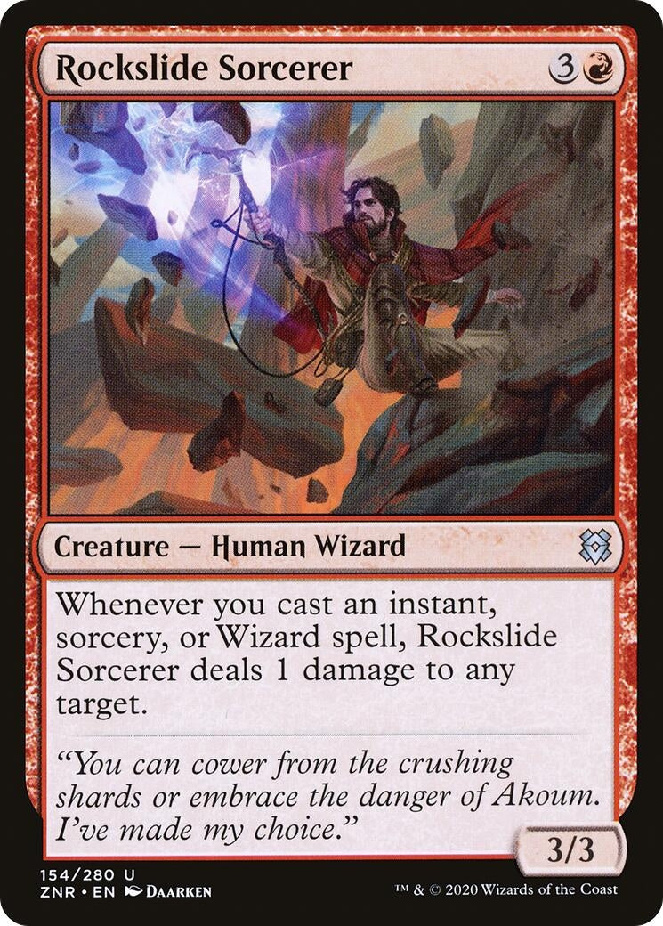Rockslide Sorcerer (154) (Zendikar Rising)