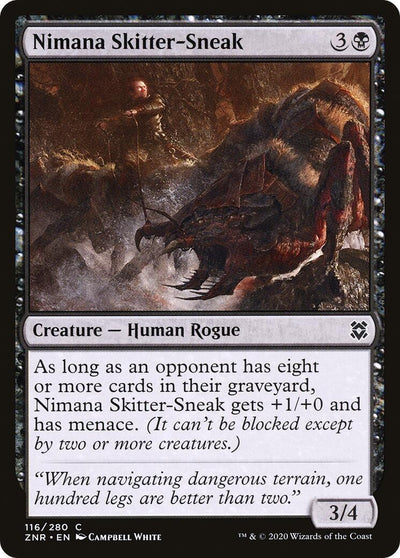 Nimana Skitter-Sneak (116) (Zendikar Rising)