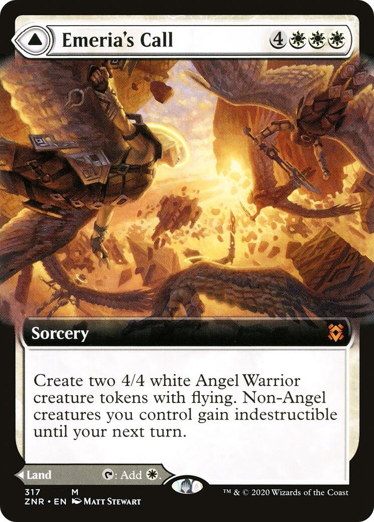 Emeria's Call (Extended Art) (317) (Zendikar Rising)