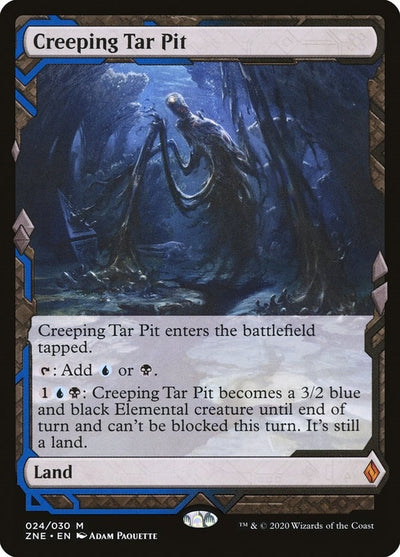 Creeping Tar Pit (24) (Zendikar Rising Expeditions)