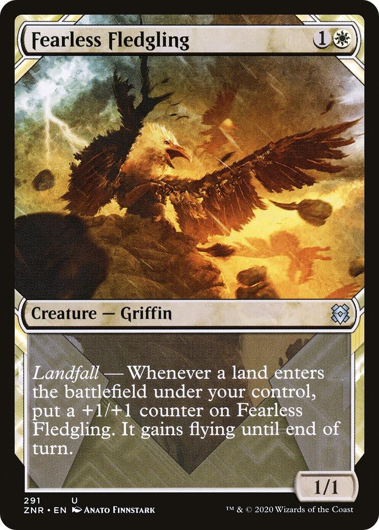 Fearless Fledgling (Showcase) (291) (Zendikar Rising)