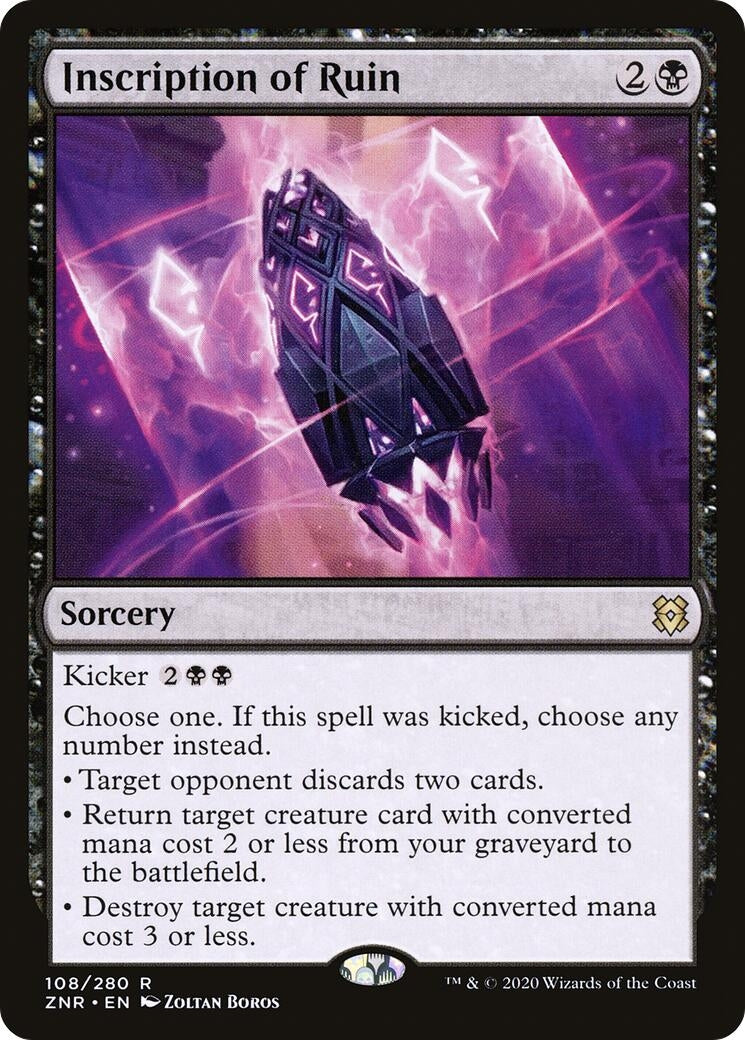 Inscription of Ruin (108) (Zendikar Rising)