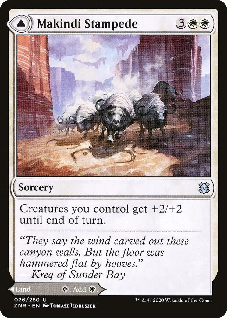 Makindi Stampede (26) (Zendikar Rising)