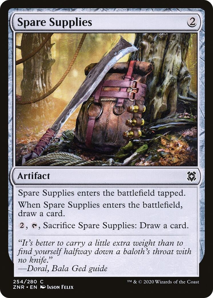 Spare Supplies (254) (Zendikar Rising)