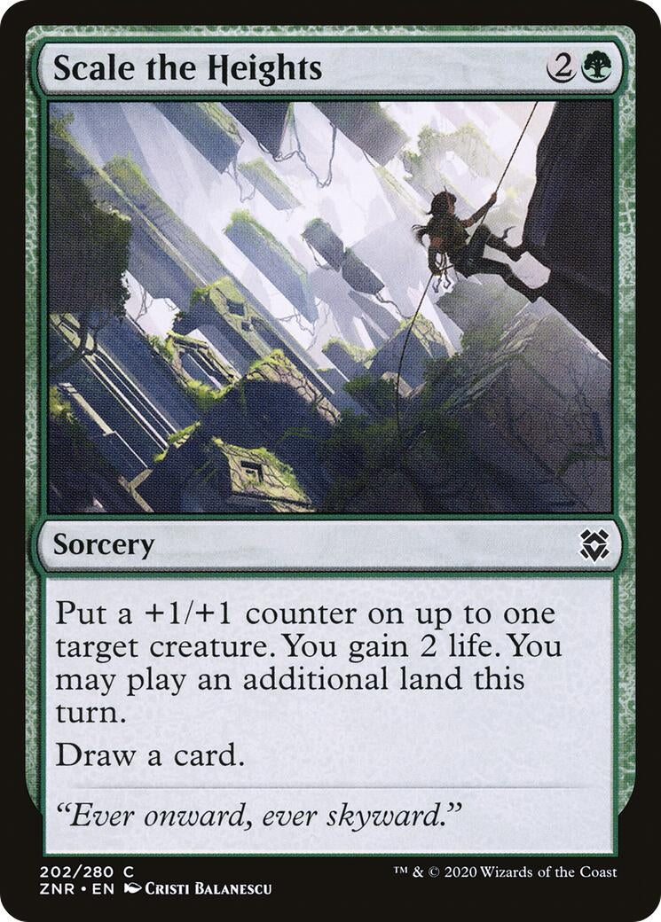 Scale the Heights (202) (Zendikar Rising)