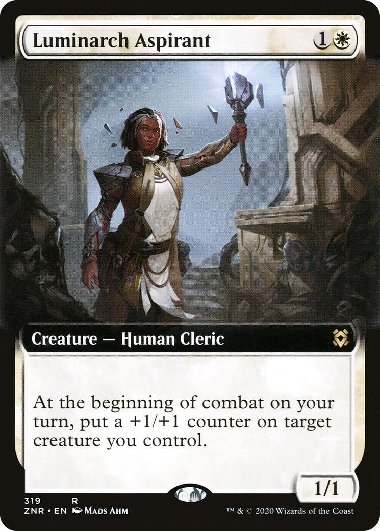 Luminarch Aspirant (Extended Art) (319) (Zendikar Rising)