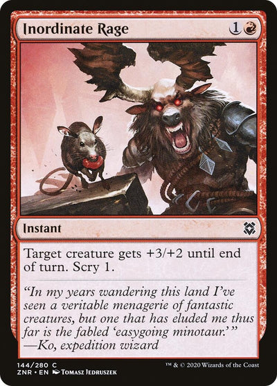 Inordinate Rage (144) (Zendikar Rising)