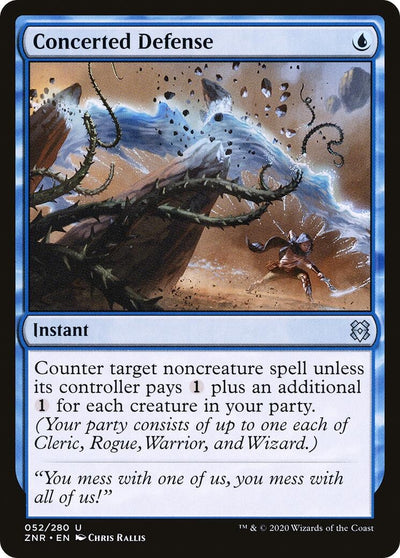 Concerted Defense (52) (Zendikar Rising)