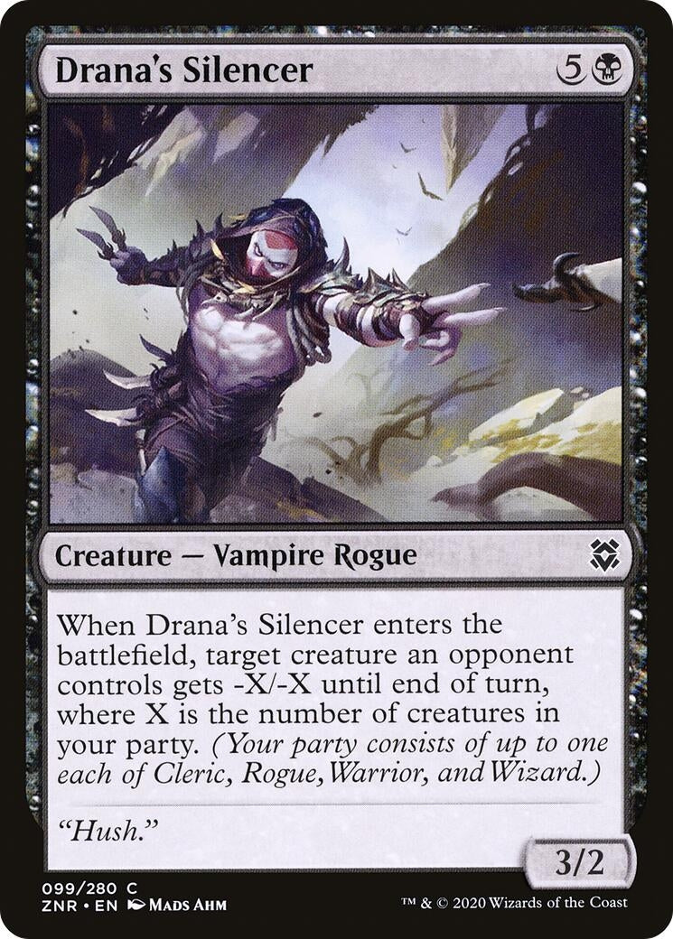 Image for Drana's Silencer (99) (Zendikar Rising) - Magic: The Gathering